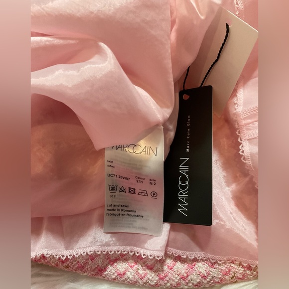 Elegant Pink Tweed Skirt - Picture 12 of 15